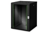 Digitus 16HE 19"-Wandgehäuse Unique Serie RAL 9005 schwarz
