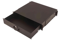 Digitus 19" Serverschrank Schublade für Tastaturen & Dokumente 2HE RAL9005 schwarz (DN-19 KEY-2U-SW)