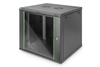Digitus 9HE 19"-Wandgehäuse Dynamic Basic Serie RAL 9005 schwarz