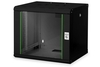 Digitus 9HE 19"-Wandgehäuse Unique Serie RAL 9005 schwarz