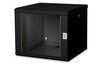 Digitus 9HE 19"-Wandgehäuse Unique Serie RAL 9005 schwarz