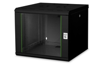 Digitus 9HE 19"-Wandgehäuse Unique Serie RAL 9005 schwarz