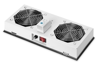 Digitus Dachlüftermodule für 19"-IP55 Wandgehäuse 2 Lüfter RAL7035 grau