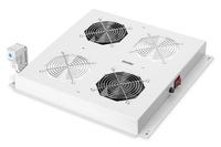 Digitus Dachlüftermodule für 19" Unique- und Dynamic Basic Schränke 2 Lüfter RAL7035 grau (DN-19 FAN-2-N)