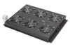Digitus Dachlüftermodule für 19" Unique Schränke 6 Lüfter RAL9005 schwarz