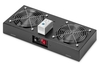 Digitus Dachlüftermodule für 19"-Wandgehäuse 2 Lüfter RAL9005 schwarz