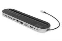 DIGITUS Docking Station 12-Port USB Type-C™ grau