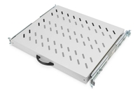Digitus Fachboden 19"-Schränke ausziehbar ab 600mm Tiefe bis 25kg 1HE RAL7035 grau