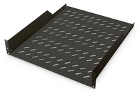 Digitus Fachboden 19"-Schränke festeinbau ab 800mm Tiefe bis 25kg 2HE RAL9005 schwarz