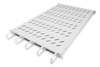 Digitus Fachboden 19"-Schränke festeinbau für 1.000mm Tiefe bis 120kg 1HE inkl. Kabelmanagement RAL7035 grau (DN-97684)