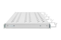 Digitus Fachboden 19"-Schränke festeinbau für 600mm Tiefe bis 120kg 1HE inkl. Kabelmanagement RAL7035 grau (DN-97680)