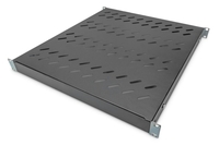 Digitus Fachboden 19"-Schränke festeinbau für 800mm Tiefe verstellbar bis 50kg 1HE RAL9005 schwarz (DN-97647)