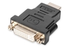 DIGITUS HDMI Adapter Typ A - DVI-I(24+5) St/Bu,  Full HD,  schwarz