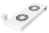 Digitus Lüftermodule für 19"-Schränke 2 Lüfter RAL7035 grau (DN-19 FAN-2-HO)