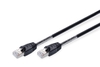 DIGITUS Outdoor Patch-Kabel RJ-45 (M) zu RJ-45 (M) 2m Kupfer S/FTP Cat 6 schwarz