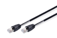 DIGITUS Outdoor Patch-Kabel RJ-45 (M) zu RJ-45 (M) 3m Kupfer S/FTP Cat 6 schwarz