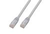 DIGITUS Patch-Kabel flach RJ-45 (M) zu RJ-45 (M) 1 m Kupfer U/UTP Cat 5e weiß (DK-1511-010F/WH)
