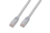 DIGITUS Patch-Kabel flach RJ-45 (M) zu RJ-45 (M) 1 m Kupfer U/UTP Cat 5e weiß (DK-1511-010F/WH)