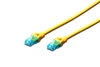DIGITUS Patch-Kabel RJ-45 (M) zu RJ-45 (M) 0.5 m CCA U/UTP Cat 5e gelb (DK-1512-005/Y)