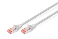 DIGITUS Patch-Kabel RJ-45 (M) zu RJ-45 (M) 0.5m Kupfer S/FTP Cat 6 grau (DK-1644-005)