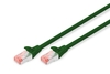 DIGITUS Patch-Kabel RJ-45 (M) zu RJ-45 (M) 10m Kupfer S/FTP Cat 6 grün (DK-1644-100/G)