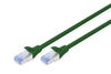 DIGITUS Patch-Kabel RJ-45 (M) zu RJ-45 (M) 15m CCA SF/UTP Cat 5e grün (DK-1532-150/G)