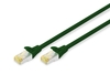 DIGITUS Patch-Kabel RJ-45 (M) zu RJ-45 (M) 15m Kupfer S/FTP Cat 6a grün (DK-1644-A-150/G)