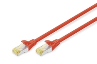 DIGITUS Patch-Kabel RJ-45 (M) zu RJ-45 (M) 2m Kupfer S/FTP Cat 6a rot (DK-1644-A-020/R)