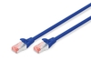 DIGITUS Patch-Kabel RJ-45 (M) zu RJ-45 (M) 7m Kupfer S/FTP Cat 6 blau (DK-1644-070/B)