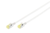 DIGITUS Patch-Kabel Slim RJ-45 (M) zu RJ-45 (M) 0.5m Kupfer U/FTP Cat 6a grau (DK-1624-A-005S)