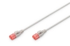 DIGITUS Patch-Kabel Slim RJ-45 (M) zu RJ-45 (M) 2.5m Kupfer U/UTP Cat 6 grau (DK-1617-025S)