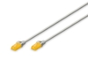 DIGITUS Patch-Kabel Slim RJ-45 (M) zu RJ-45 (M) 2m Kupfer U/UTP Cat 6a grau (DK-1617-A-020S)