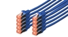 DIGITUS Professional CAT 6 S/FTP Patch-Kabel 0, 25m RJ-45 (M) 10er Pack blau