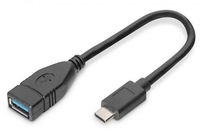 DIGITUS USB-Adapterkabel - USB Typ A / USB-C 0, 15cm