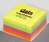 dots Haftnotizen dots Würfel Neon 75x75 1x320Bl farbsortiert