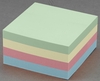 dots Haftnotizen dots Würfel Past.75x75 400Bl. farbsortiert