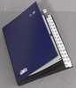 dots Pultordner DIN A4 32 Taben blau