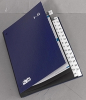 dots Pultordner DIN A4 32 Taben blau