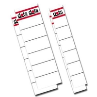 dots Rückenschilder 30, 0 x 190, 0 mm weiß