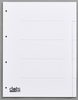 dots Register Karton-Reg, blanko, 5-tlg, vf, wß weiß