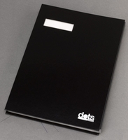 dots Unterschriftenmappen DIN A4 Schwarz