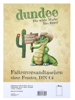 dundee Faltentaschen Versandta C4 oF hk we 10St DIN C4 weiß