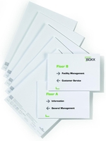 DURABLE Beschriftungsschilder DOOR SIGN REFILL 14, 8 x 21, 0 cm weiß