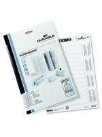 DURABLE Beschriftungsschilder Dp Einsteckschild 17x67 600 St 6, 7 x 1, 7 cm weiß