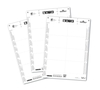 DURABLE Beschriftungsschilder Dp Einsteckschild 60x90 160St. 9, 0 x 6, 0 cm weiß