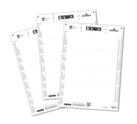 DURABLE Beschriftungsschilder Dp Einsteckschild 60x90 160St. 9, 0 x 6, 0 cm weiß