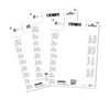 DURABLE Beschriftungsschilder Dp Einsteckschild 61x210 20St. 21, 0 x 6, 1 cm weiß