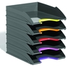 DURABLE Briefablagen DURABLE Briefkorb Varicolor 5s DIN C4 dunkelgrau