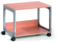 DURABLE Bürowagen Druckerwagen Mul.Trolley buche 60, 0 x 43, 2 x 47, 7 cm buche,  silber