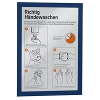 DURABLE DURAFRAME Magnetrahmen selbstklebend blau - 2 Stück